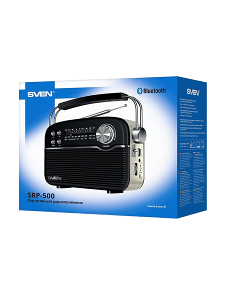 Radio portabil SVEN SRP-500, Negru
