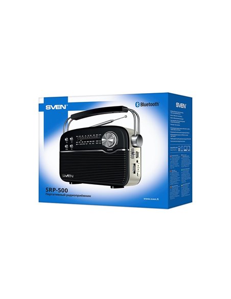 Radio portabil SVEN SRP-500, Negru