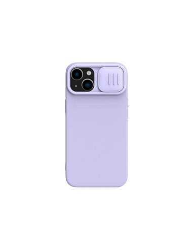 Husă Nillkin iPhone 14, CamShield Silky Silicone, Violet