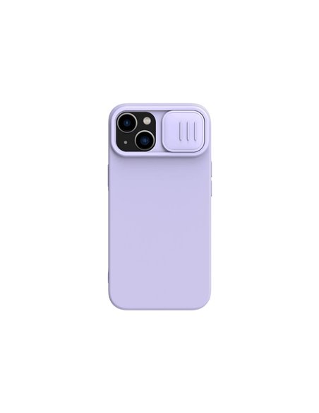 Husă Nillkin iPhone 14, CamShield Silky Silicone, Violet