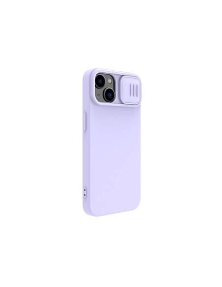 Husă Nillkin iPhone 14, CamShield Silky Silicone, Violet