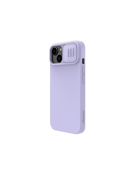 Husă Nillkin iPhone 14, CamShield Silky Silicone, Violet