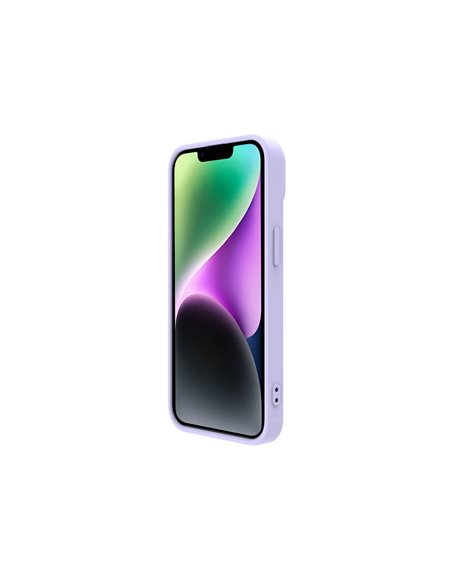 Husă Nillkin iPhone 14, CamShield Silky Silicone, Violet