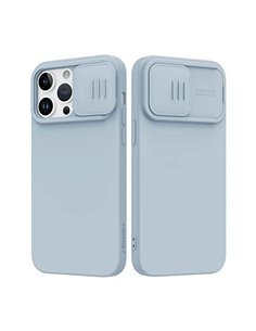 Husă Nillkin iPhone 14 Pro, CamShield Silky Silicone, Star Gray