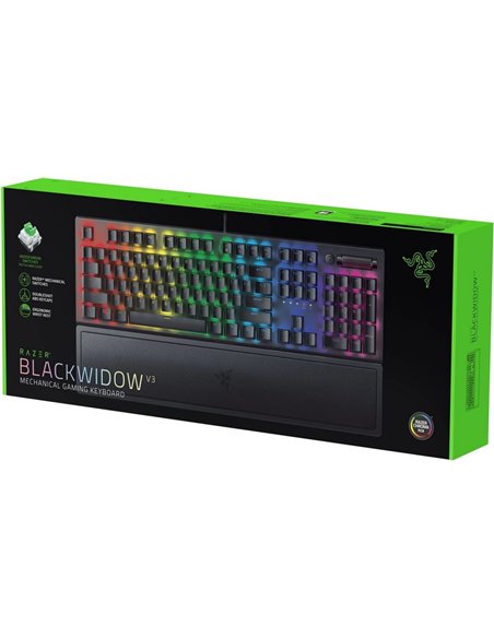 Tastatură RAZER BlackWidow V3, Cu fir, Negru