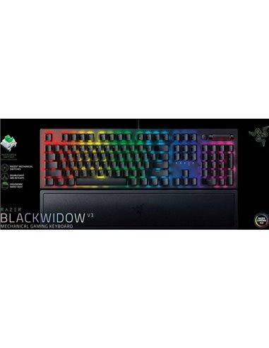 Клавиатура RAZER BlackWidow V3, Проводное, Чёрный