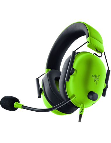 Игровая Гарнитура Razer BlackShark V2 X, Проводной аналоговый, Зелёный