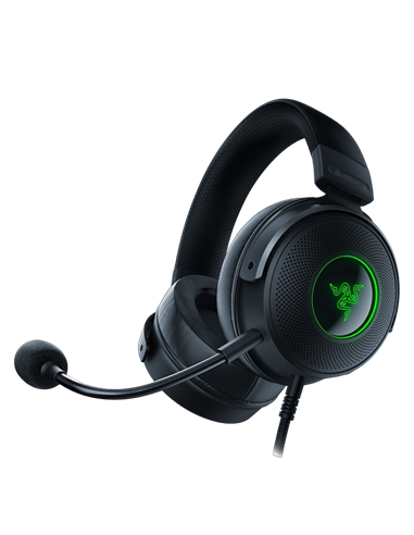 Игровая Гарнитура RAZER Kraken V3, Проводной аналоговый, Чёрный