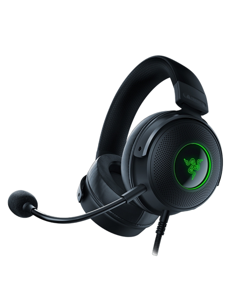 Игровая Гарнитура RAZER Kraken V3, Проводной аналоговый, Чёрный