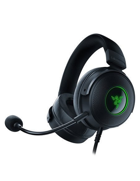 Игровая Гарнитура RAZER Kraken V3, Проводной аналоговый, Чёрный