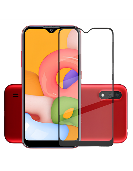 Защитная пленка Xcover Samsung A01 Full covered, Чёрный
