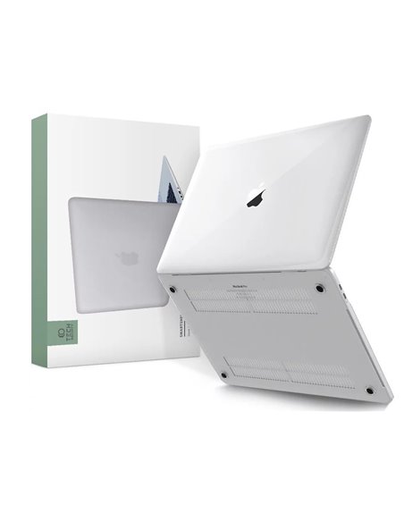 Чехол для ноутбука Tech Protect Smartshell Macbook Pro 14 (2021-2023), 14.2", Поликарбонат, Crystal Clear