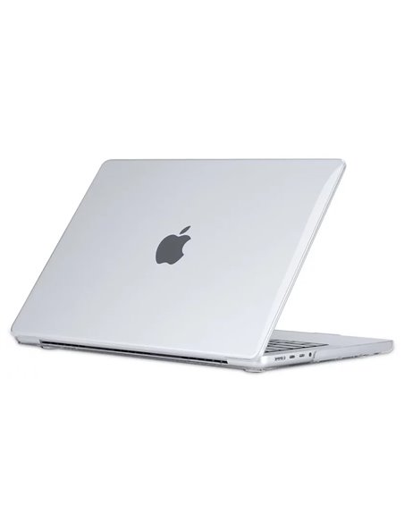 Husă pentru laptop Tech Protect Smartshell Macbook Pro 14 (2021-2023), 14.2", Policarbonat, Crystal Clear