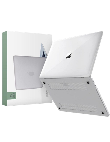Чехол для ноутбука Tech Protect Smartshell Macbook Pro 14 (2021-2023), 14.2", Поликарбонат, Crystal Clear