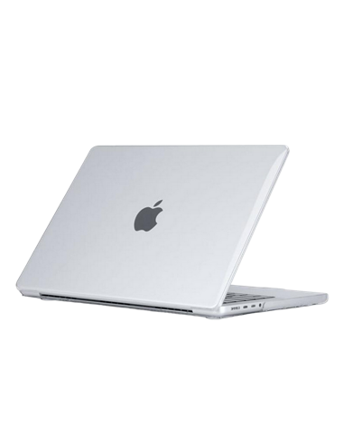 Husă pentru laptop Tech Protect Smartshell Macbook Pro 14 (2021-2023), 14.2", Policarbonat, Crystal Clear