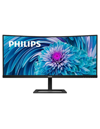 34" Монитор PHILIPS 346E2CUAE, VA 3440x1440 WQHD, Чёрный