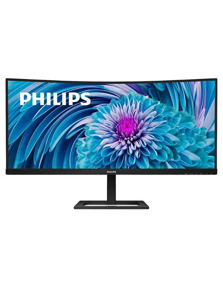 34" Monitor PHILIPS 346E2CUAE, VA 3440x1440 WQHD, Negru