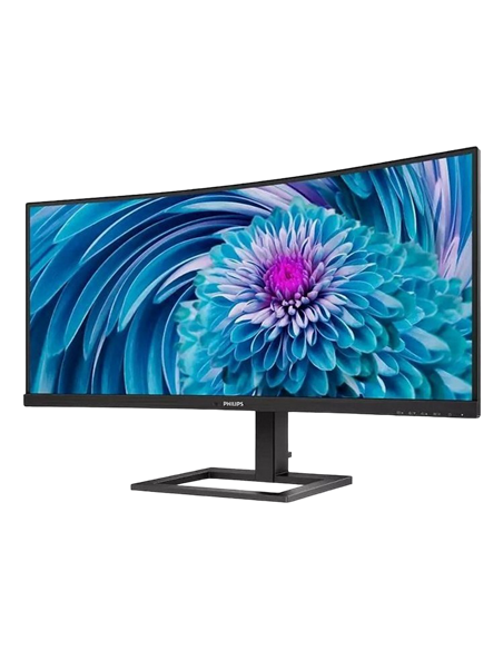 34" Monitor PHILIPS 346E2CUAE, VA 3440x1440 WQHD, Negru
