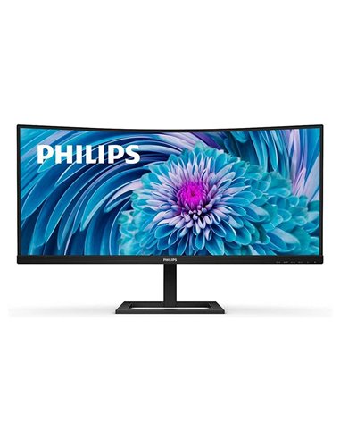 34" Монитор PHILIPS 346E2CUAE, VA 3440x1440 WQHD, Чёрный