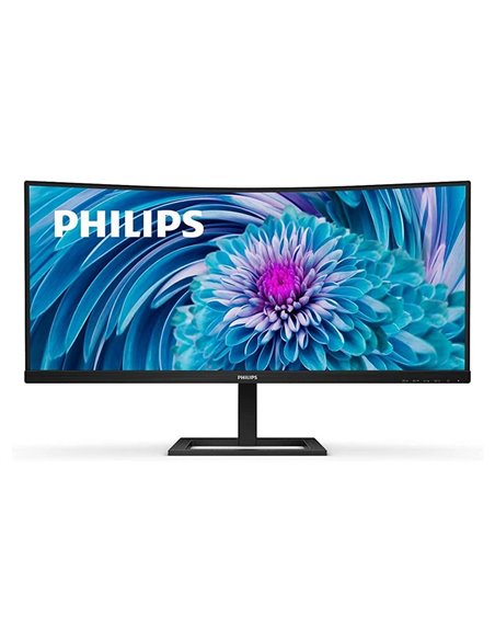 34" Монитор PHILIPS 346E2CUAE, VA 3440x1440 WQHD, Чёрный