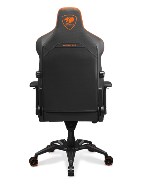 Scaun Gaming Cougar ARMOR EVO, PVC Piele, Negru/Portocaliu