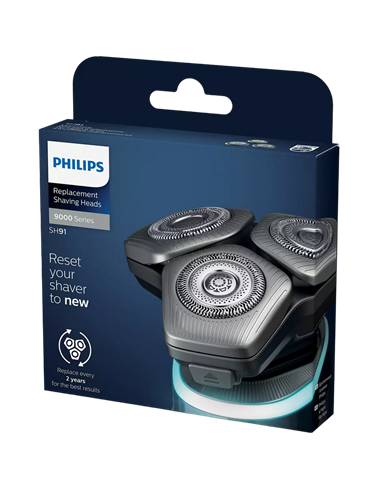 Cap de înlocuire pentru aparatul de ras electric Philips SH91/50, Argintiu