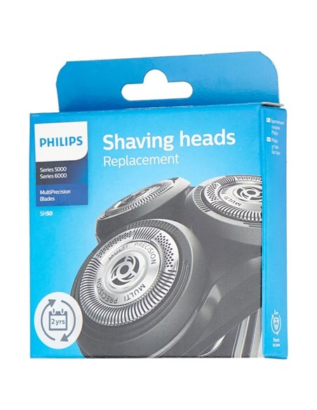 Сменная головка для электробритвы Philips Shaver series 5000 SH50/50, Серебристый