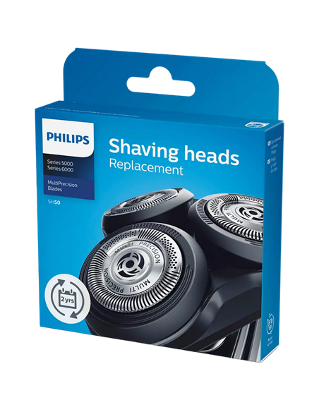 Cap de înlocuire pentru aparatul de ras electric Philips Shaver series 5000 SH50/50, Argintiu