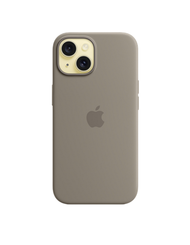 Husă Apple iPhone 15 Silicone Case with MagSafe, Clay