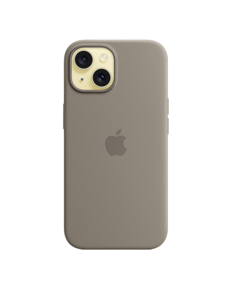 Husă Apple iPhone 15 Silicone Case with MagSafe, Clay