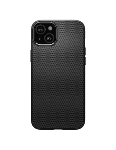 Husă Spigen iPhone 15 Plus Liquid Air, Negru Mat