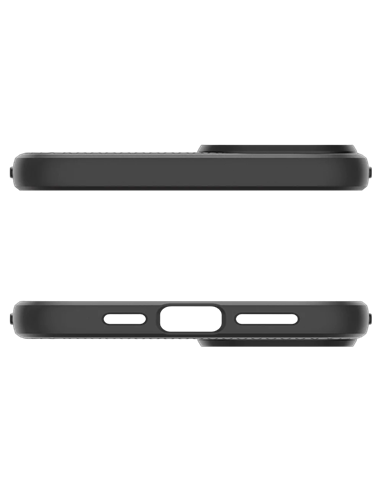 Чехол Spigen iPhone 15 Plus Liquid Air, Матовый Черный