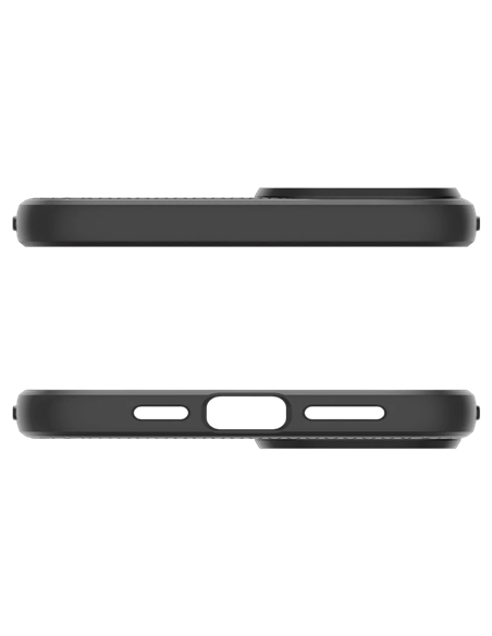 Чехол Spigen iPhone 15 Plus Liquid Air, Матовый Черный