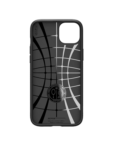 Husă Spigen iPhone 15 Plus Liquid Air, Negru Mat