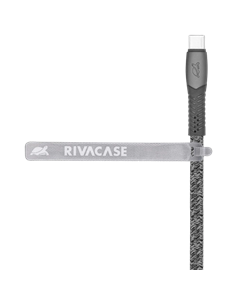 Кабель для зарядки и передачи данных Rivacase PS6105, USB Type-C/USB Type-C, 2,1м, Серый 2