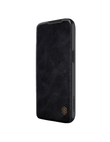 Husă tip carte Nillkin iPhone 15 Pro Max - Qin Pro, Negru