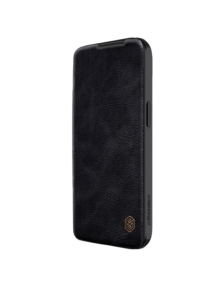 Husă tip carte Nillkin iPhone 15 Pro Max - Qin Pro, Negru