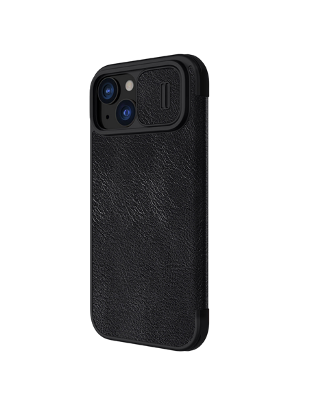 Husă tip carte Nillkin iPhone 15 Pro Max - Qin Pro, Negru