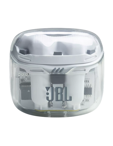 Căști JBL Tune Flex Ghost Edition, Alb