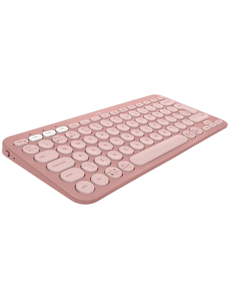 Set Tastatură + Mouse Logitech Pebble 2 Combo, Fără fir, Roz