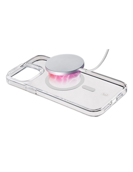 Husă Cellularline Gloss Mag - iPhone 15, Transparent