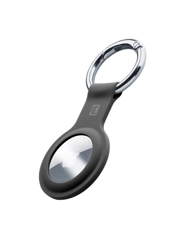 Husă pentru Airtag Cellularline AIRTAGKEYRINGK, Negru