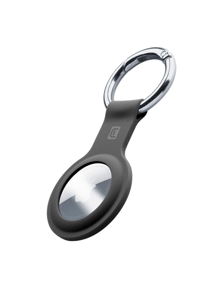 Чехол для трекера Airtag Cellularline AIRTAGKEYRINGK, Чёрный