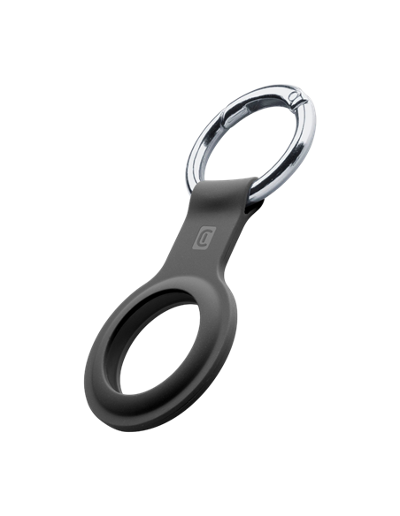 Husă pentru Airtag Cellularline AIRTAGKEYRINGK, Negru