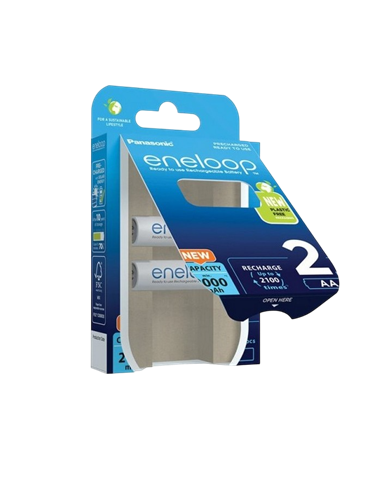 Acumulatori Panasonic BK-3MCDE/2CP, AA, 2000mAh, 2buc.