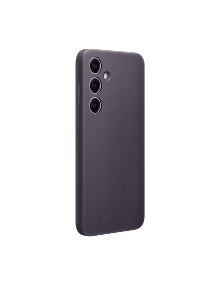 Husă Samsung Vegan Leather Case Galaxy S24+, Violet Întunecat