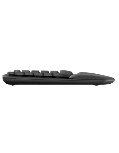 Клавиатура Logitech Wave Keys for Business, Беспроводное, Графитовый