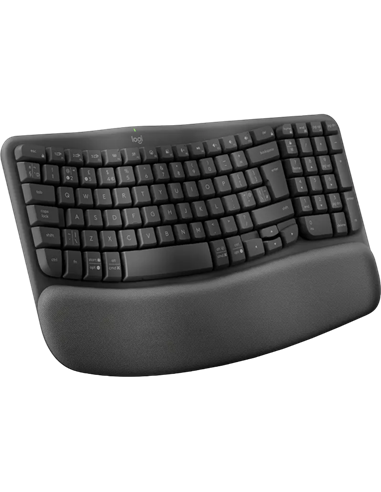 Клавиатура Logitech Wave Keys for Business, Беспроводное, Графитовый