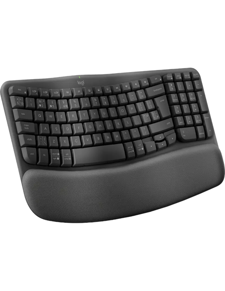 Клавиатура Logitech Wave Keys for Business, Беспроводное, Графитовый