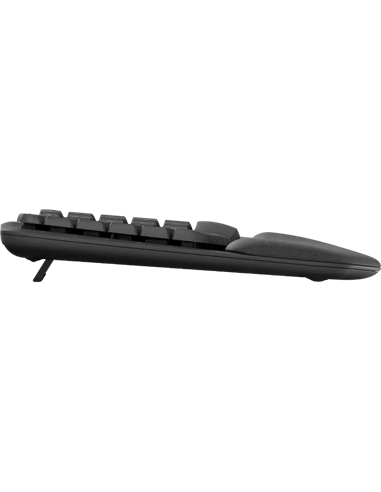Клавиатура Logitech Wave Keys for Business, Беспроводное, Графитовый